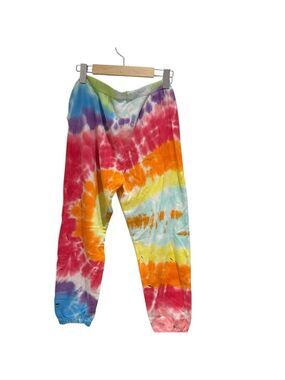 Katie J NYC Tie-Dye Distressed Sweatpants - Multicolor - size L kids